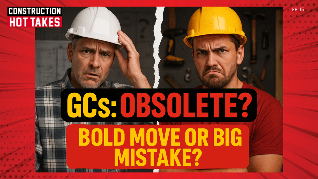 Do General Contractors still deserve their fee—or are they just expensive middlemen?