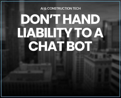 Don't Hand Liability to a Chat bot
